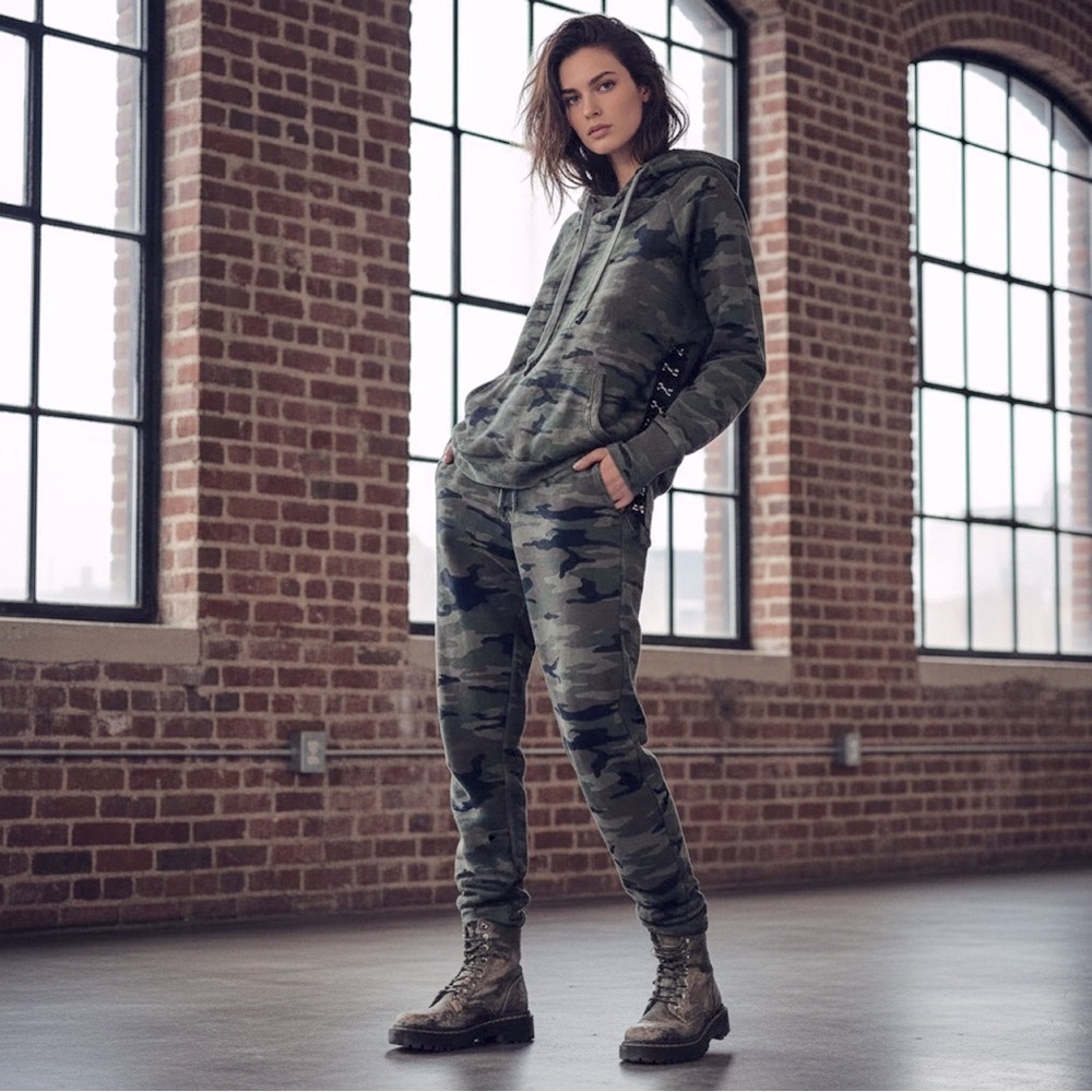 NSF x SoulCycle Exclusive Camo Hoodie + Jogger Set 🪖 (L)  price includes both!